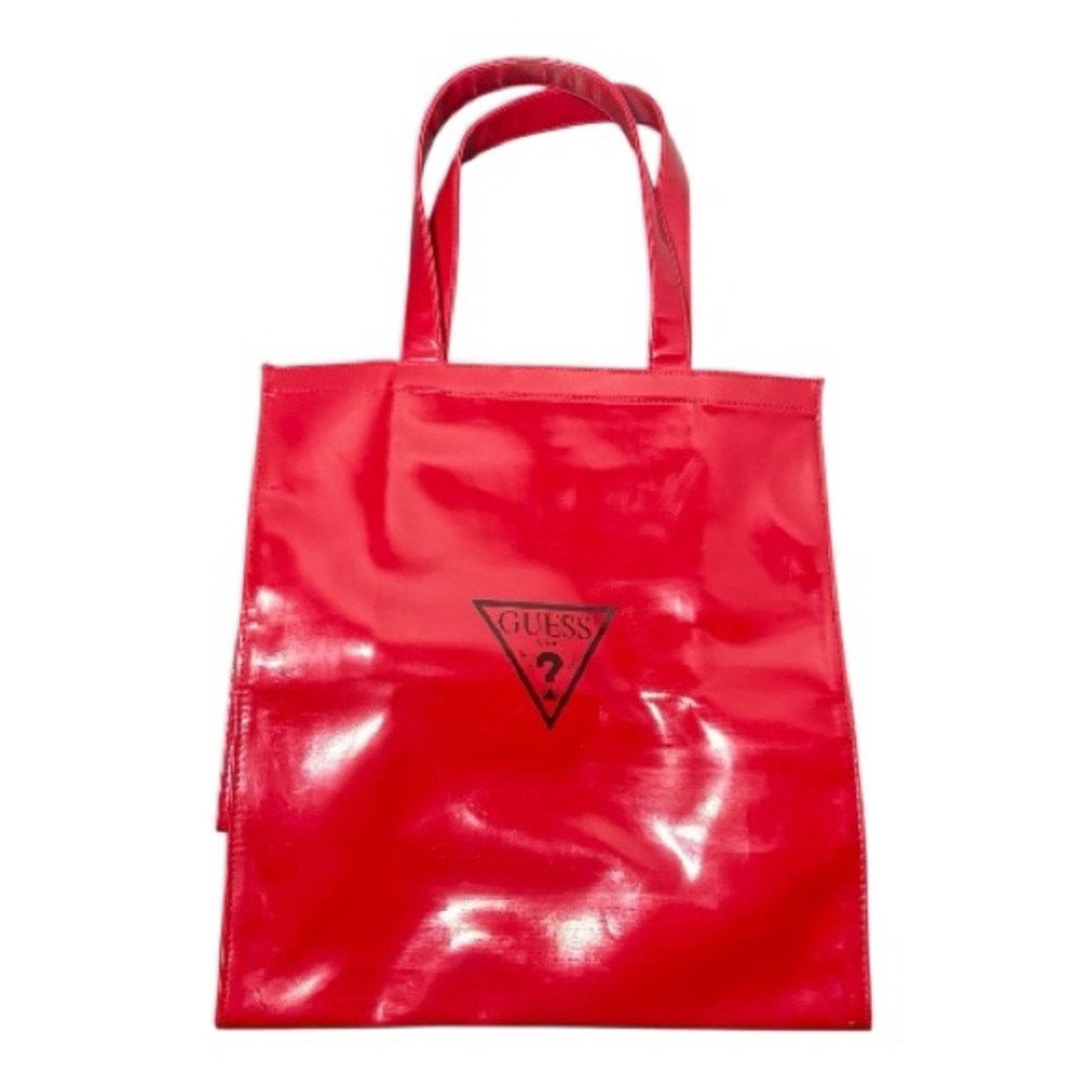 GUESS Glossy Cherry Red Tote